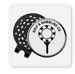 Golf&Gambling Co. Branded Hat Clip Magnetic Ball Marker